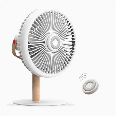 Buy NUUK LIT Cordless & Rechargeable 7 Inch Table Fan with Night Light ...