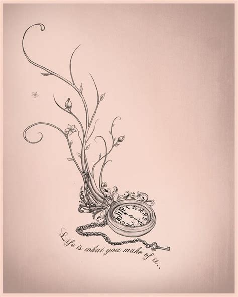 Pocket Watch Tattoo design by XxMortanixX in 2024 | Pocket watch tattoo ...