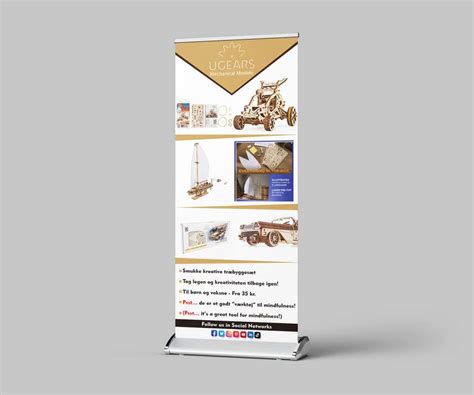 Entry #6 by ahmedalysharaf for Design of roll-up banner with mechanical ...