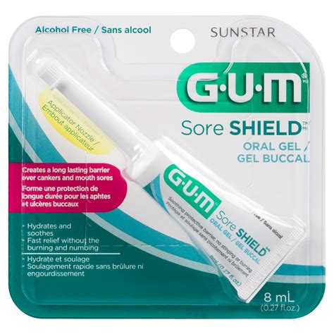 GUM Sore Shield Oral Gel Alcohol Free 8 ml | Available at Local Pharmacies | Starting at $8.96 ...