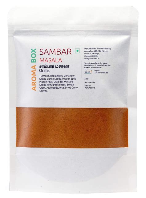 AROMA BOX Sambar Masala (250G) : Amazon.in: Grocery & Gourmet Foods