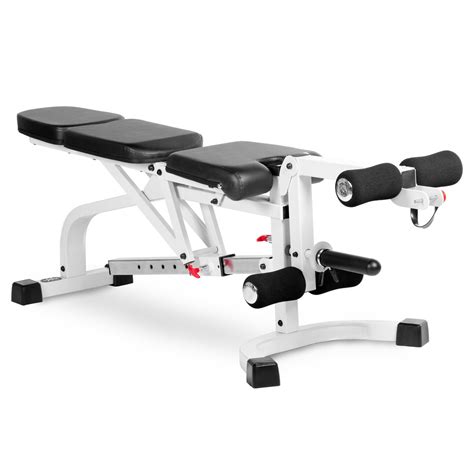 XMark Fitness Flat / Incline / Decline Weight Bench with Leg Extension ...