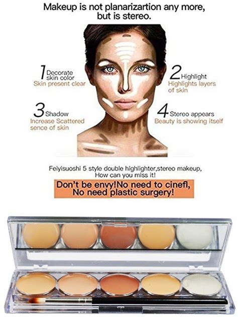 Image result for Makeup Contour Chart