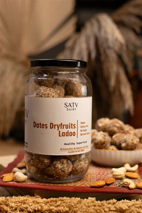 Buy Dry Fruit Laddu with Dates Online | Vegan & Gluten-Free – Sâtv Dairy