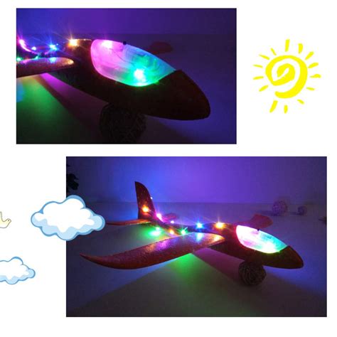 Foam Throwing Glider Airplane Manual Throwing Foam Airplane Toys Flying ...