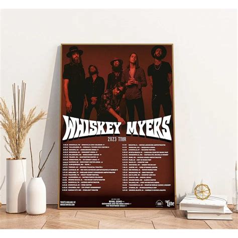 Whiskey Myers Tour 2023 Poster, Whiskey Myers Poster, Whiske | Inspire ...