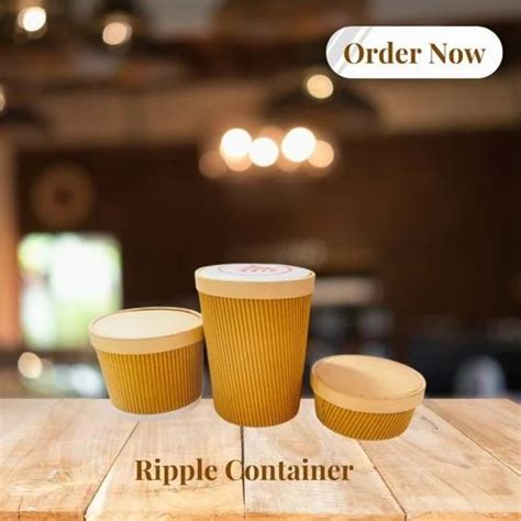 Ripple Bowl - Paper 700 Ml Ripple Bowl Manufacturer from New Delhi