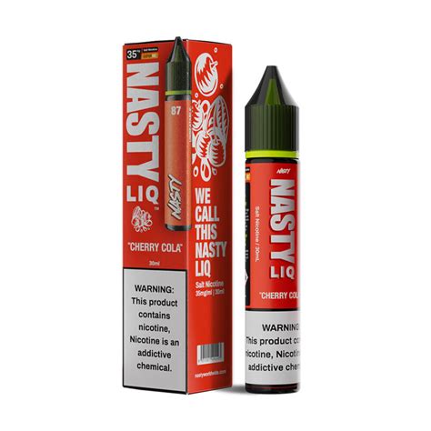 Nasty LIQ - Cherry Cola | 30ML | 35MG 50MG | Indian Vape - Vape – Vape ...