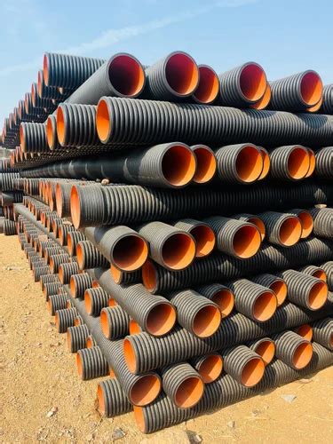 DWC Pipe - 200 mm SN4 DWC HDPE pipe Manufacturer from Hyderabad