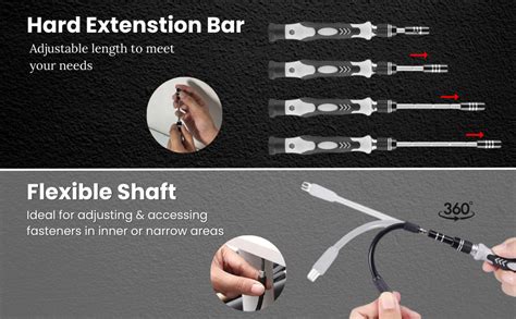 MeridianSemi 52-in-1 Professional Precision Screwdriver Set, Multi ...