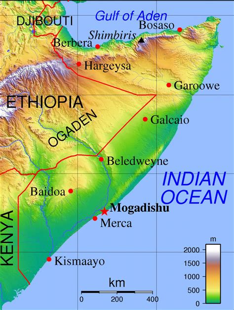 索马里地貌图_索马里地图查询