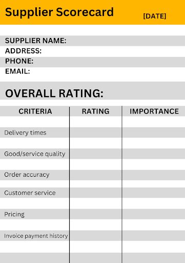 Vendor Evaluation: Process, Criteria, Methods and Tools