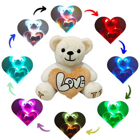 Off White Skin Color - I Love You Teddy Bear - Love Bear – TechMax