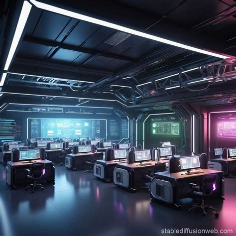 Futuristic School Computer Lab 的图像结果