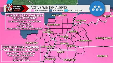 WPSD-TV - 🚨WINTER STORM WARNING🚨 The entire Local 6 area is now under a ...