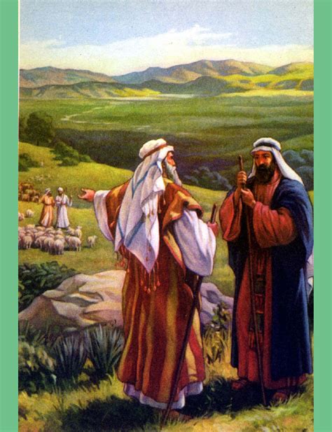 an image of two men with sheep in the background