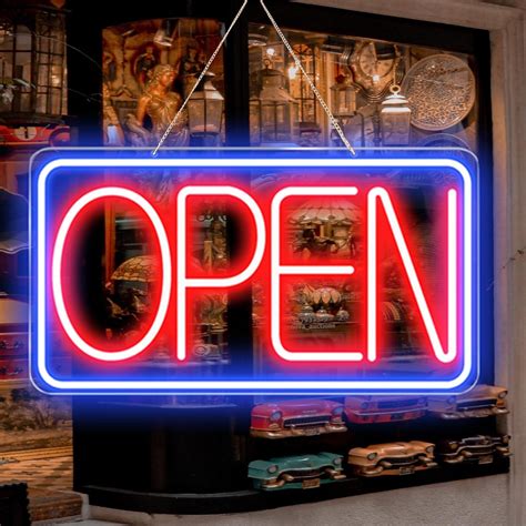 Lighted Open Signs For Business Dining Open Neon Signs Business Led