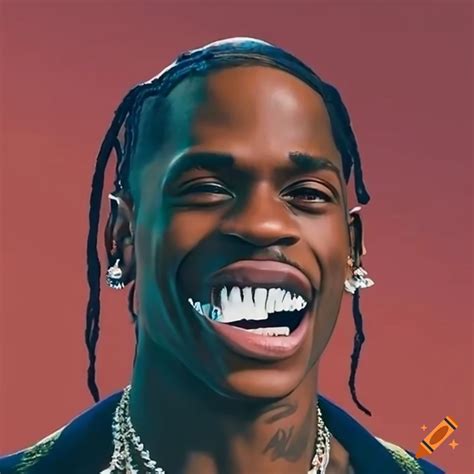 Travis scott in george washington attire on Craiyon