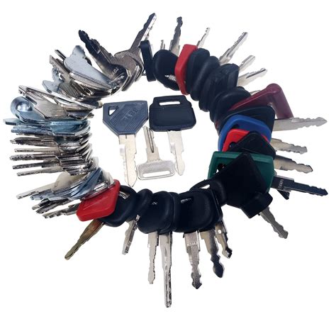 Buy DVPARTS Heavy Equipment Key Set 60 Keys ON Ring Construction Key ...