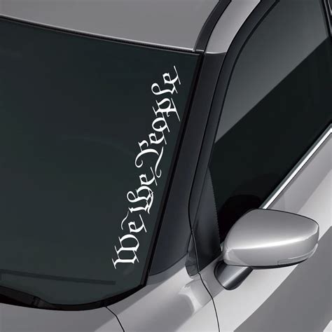 Truck Front Window Decals