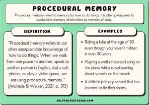 10 Procedural Memory Examples (2026)