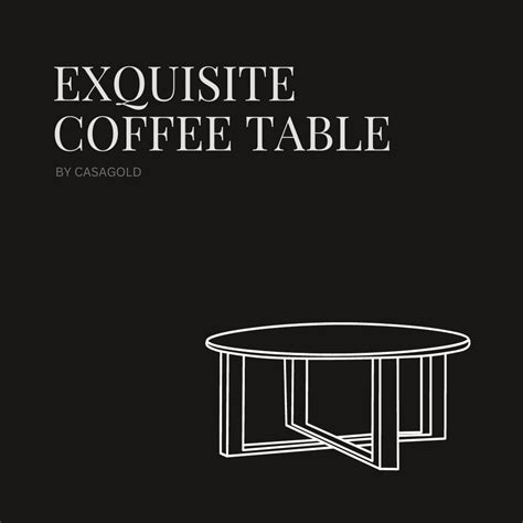 Elevate Your Space with CasaGold's Exquisite Bone Inlay Coffee Tables