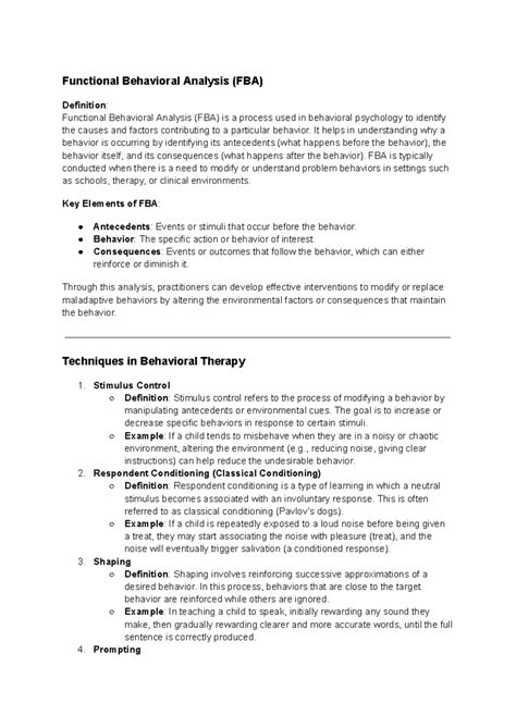 Ip 5 - Summary of 5th module - Cognitive Behavioral Therapy (CBT ...