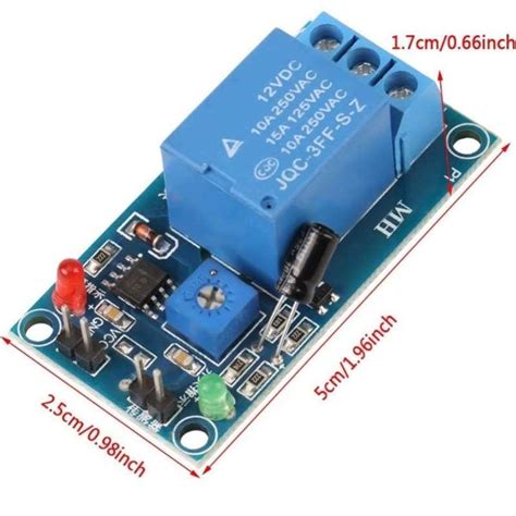 Image result for 12V DC Relay Module Connection