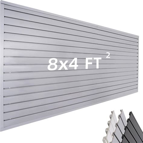 Amazon.com: Slat Wall Paneling Garage Wall Organizer, Grey Slatwall ...