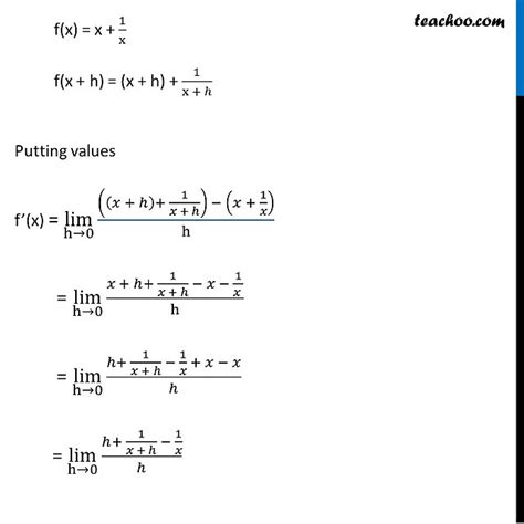 Derivative From First Principles 的图像结果