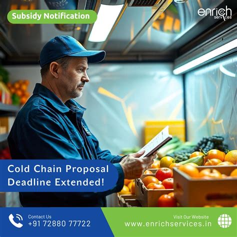 Cold Chain Proposal Deadline Extended! - Enrich Services