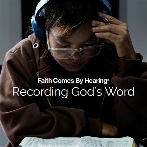 Faith Comes By Hearing records the Bible in the world's languages so ...
