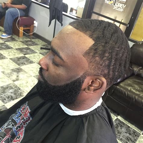 Image result for Barber Tutorial 360 Wave Temp Fade Crispy Line Up Free Hand Trim