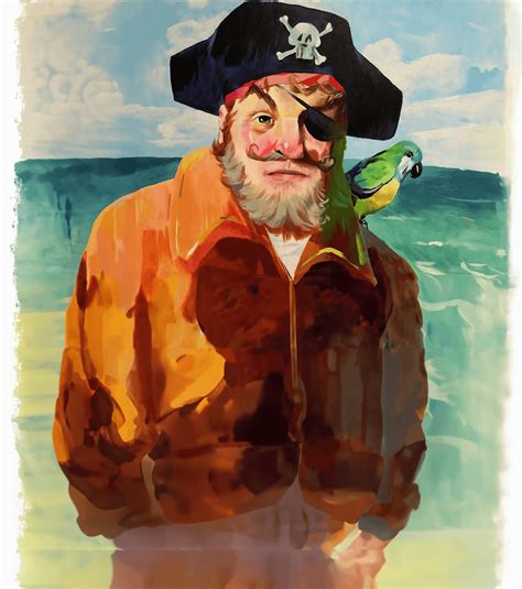 Painty the pirate full body using a.i : r/spongebob