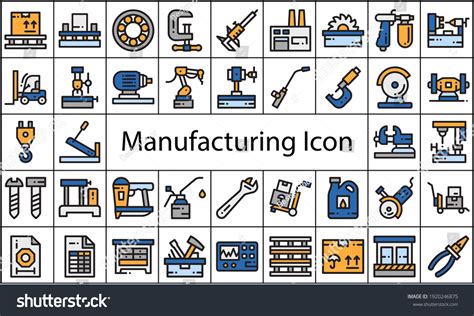 Manufacturing Icon Vector 的图像结果