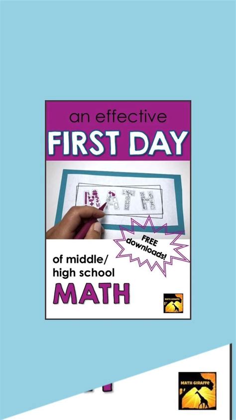 Image result for First Day of Middle School Math