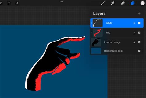 Procreate Layer Mask 的图像结果