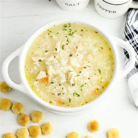 Easy Chicken Rice Soup