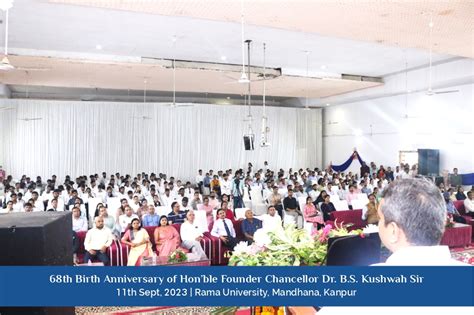 rama_university_commemorates_the_th_birth_anniversary_of_honble_founder ...
