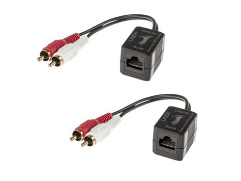 Extender Audio Analogique Cat.6 RCA/Phono, 500m | Contact LINDY FRANCE