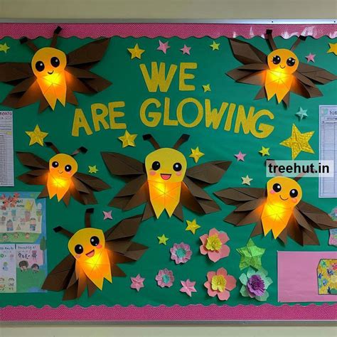 Fireflies Bulletin Board Ideas, Door Decor, Hallway Display and Bugs ...