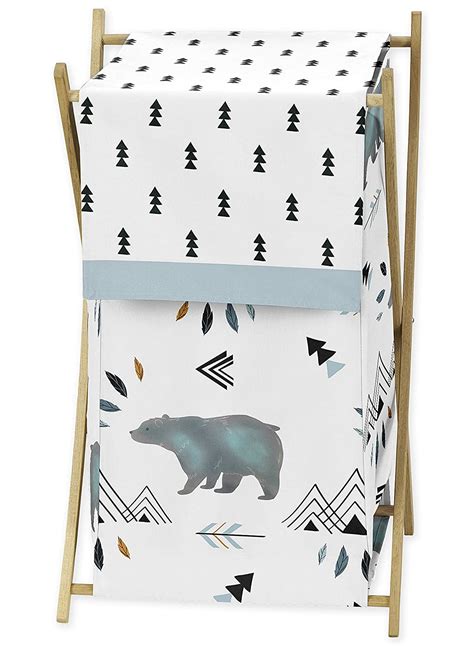 Buy Sweet Jojo Designs Baby Kid Clothes Laundry Hamper for Bear ...