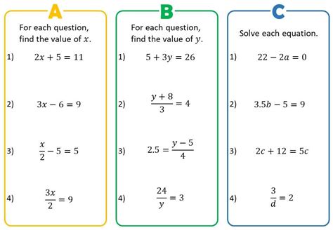 Image result for Worksheets Two-Step Equations Addition and Subtraction