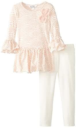 Buy PIPPA & JULIE Little Girls' Peach Ruffle Play Set, Pink, 5 at Amazon.in