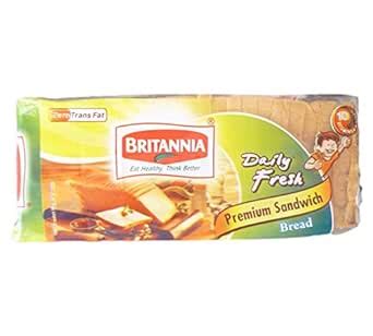 Britannia Bread - Thicker Sandwich White Bread, 400g Pack : Amazon.in ...