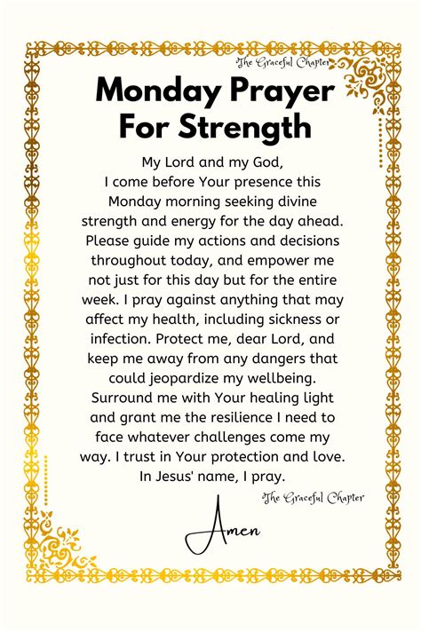 14 Monday Morning Prayers To Start Your Week - The Graceful Chapter
