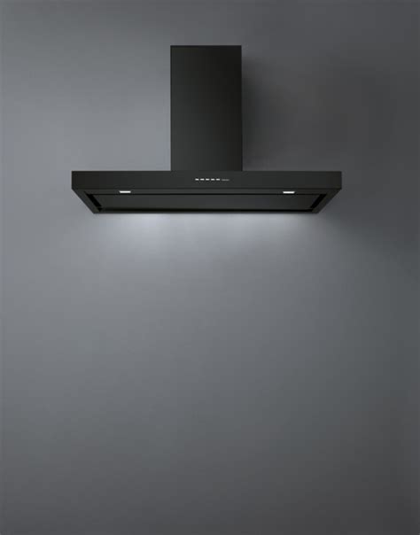 Plane NRS 90 cm, Black, Wall mounted hood - in the Häfele India Shop