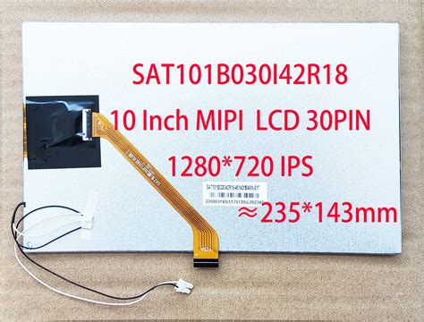 10.1 Inch IPS LCD SAT101B030142R18 IC-9707 30pin 235*143mm 720*1280 ...