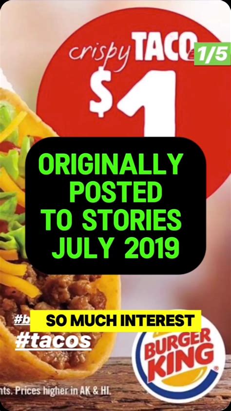 Bill Oakley | OH WOW! Cannot BELIEVE these Burger King Tacos are back ...