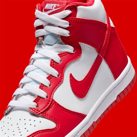 Nike Dunk High GS "Championship Red" DB2179-115 | SneakerNews.com